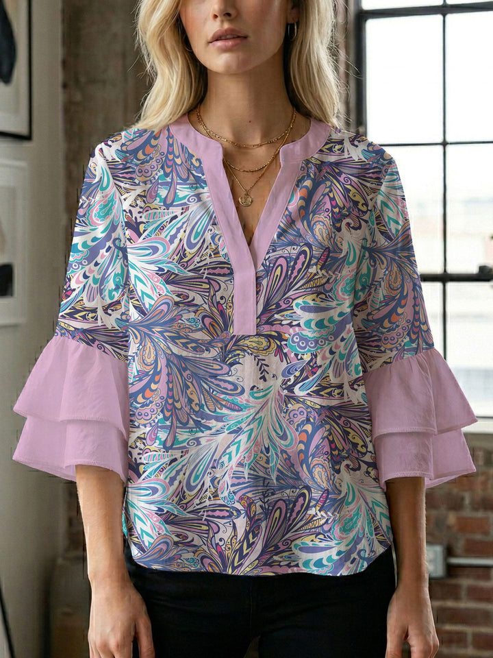 Damen Bluse mit wunderschönen floralem Design Echo Archiv