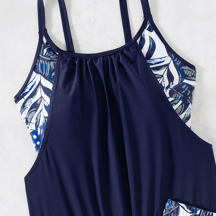 Damen Tankini-Set mit floralem Muster und bequemen Shorts Echo Archiv