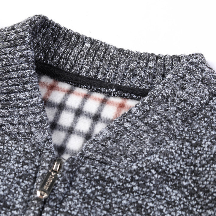Herren sportlicher Strickcardigan mit modernem Design Echoarchiv