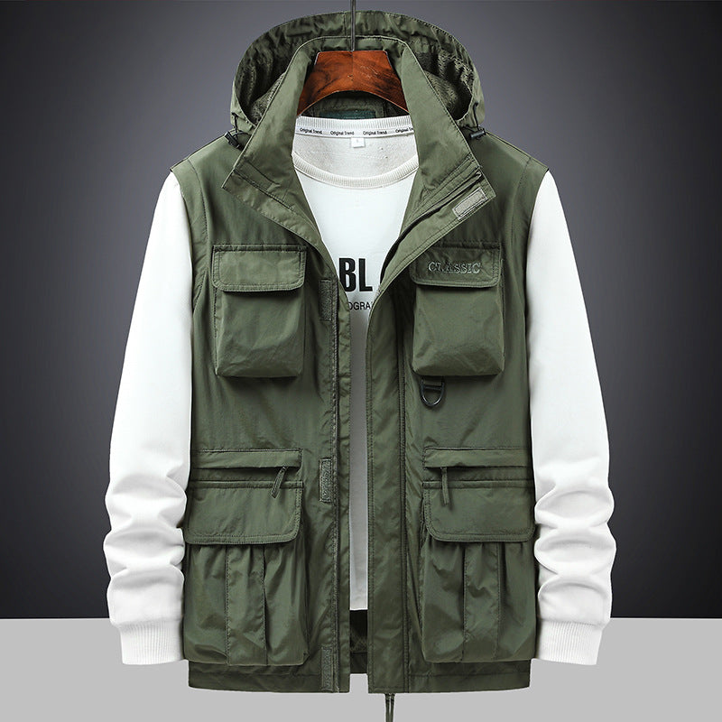 Herren nan multifunktionale Fieldjacke mit Kapuze und zahlreichen Taschen Echo Archiv