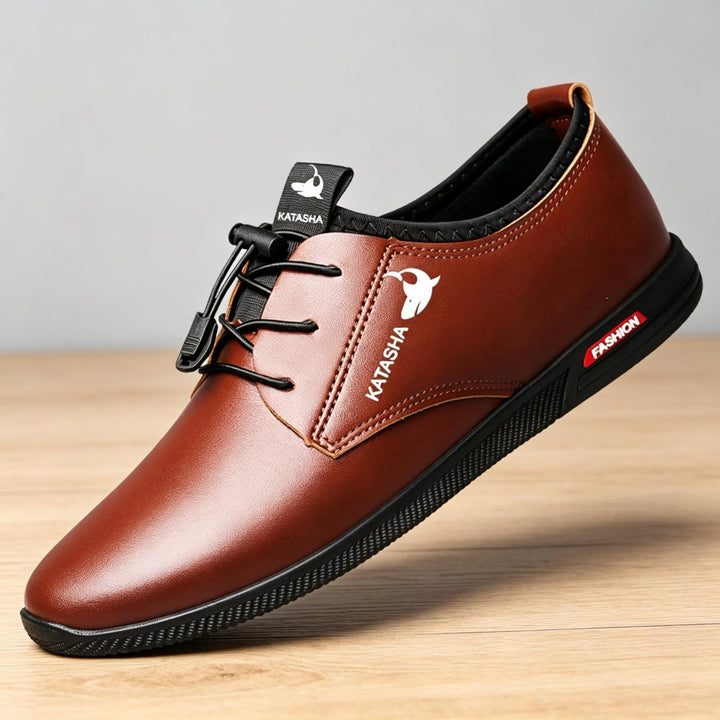 Herren Elegante und stilvolle Leder-Sneaker Echoarchiv
