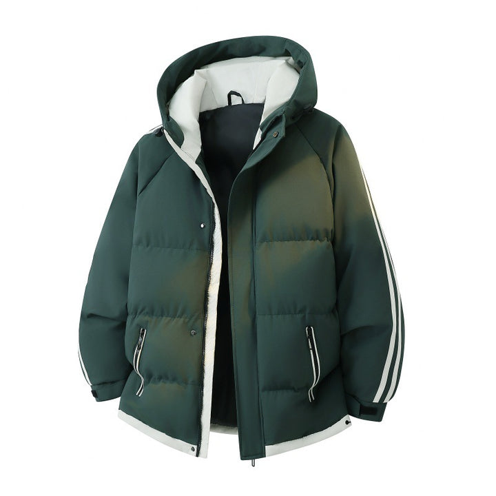 Herren Warm gefütterte Steppjacke Echo Archiv