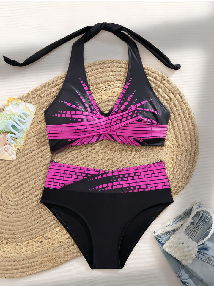 Damen Bikini-Set mit exquisitem Karomuster Echo Archiv