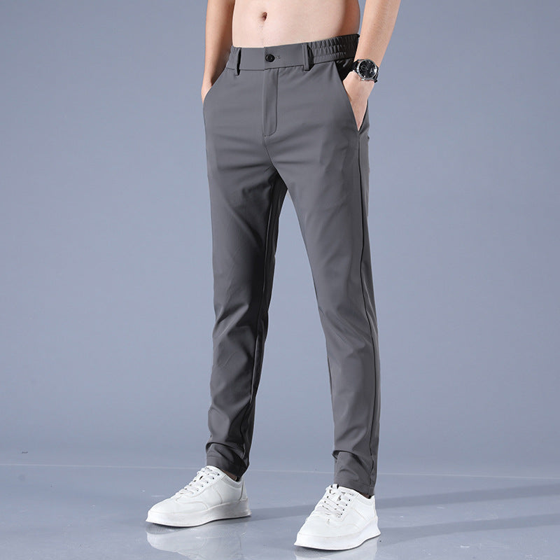 Herren elegante Slim-Fit Businesshose Echoarchiv