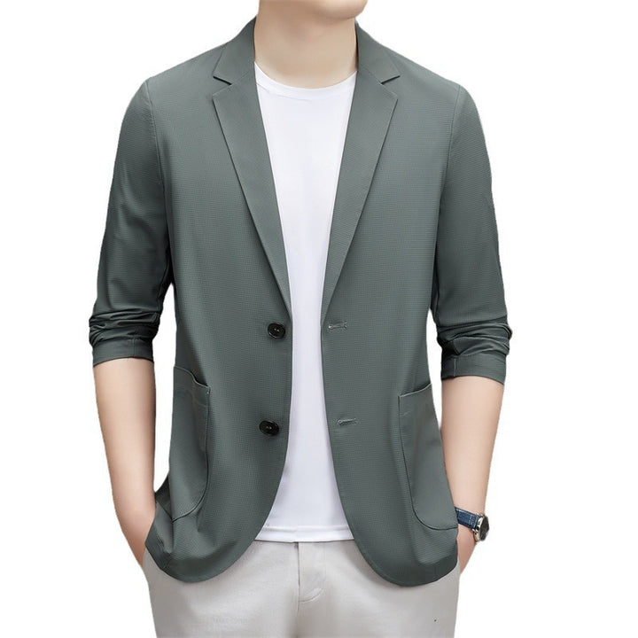 Herren eleganter Blazer mit lässigem Schnitt und praktischen Taschen Echoarchiv
