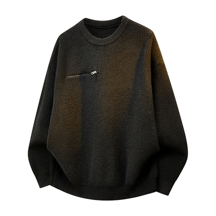 Damen Lässiger Sweater mit Reißverschluss Echoarchiv