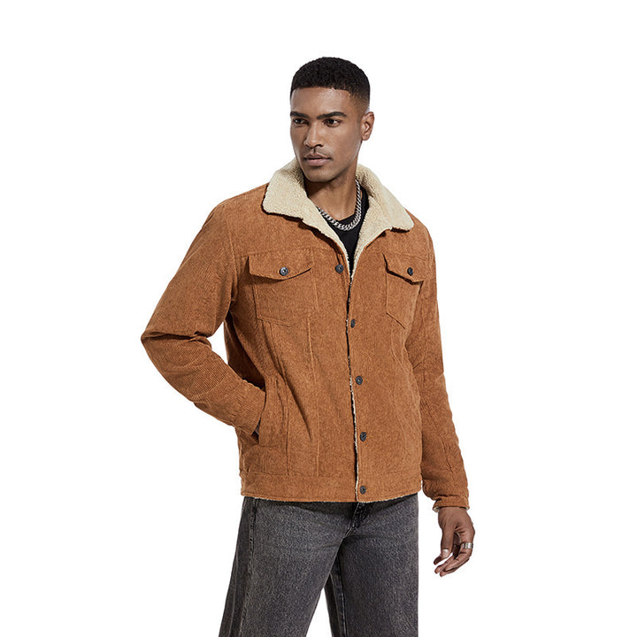 Herren Kordjacke mit weichem Teddyfutter Echoarchiv