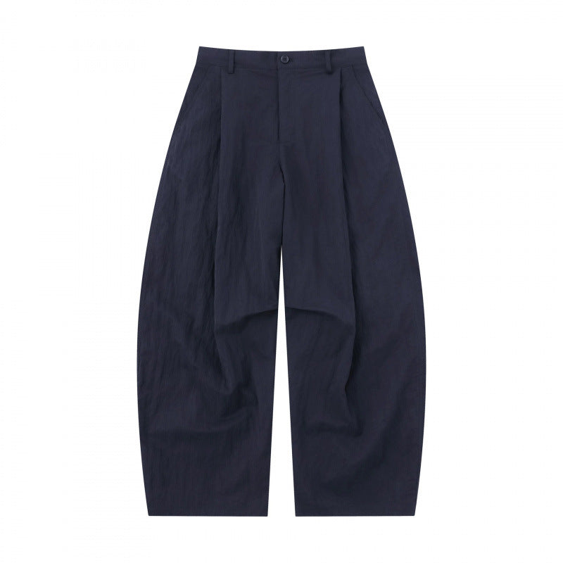Damen Weite Ballonhose aus Baumwollmischung mit hohem Bund und elastischem Rückengummi Echo Archiv