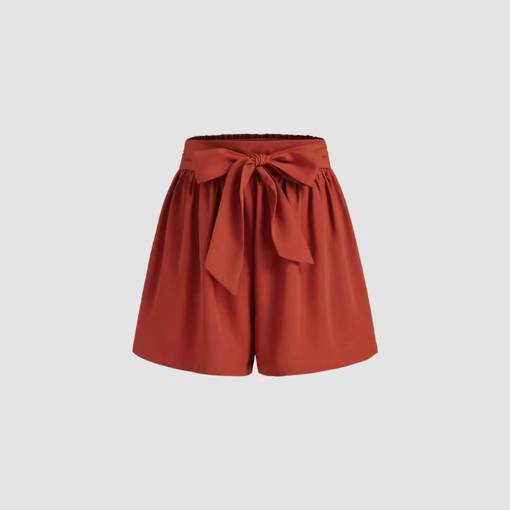 Damen Modische Wickelhose mit Bindegürtel Echo Archiv