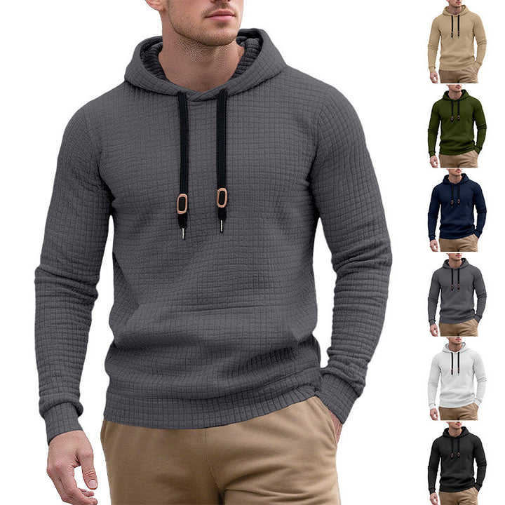 Herren stylischer Kapuzenpullover mit strukturiertem Design Echoarchiv