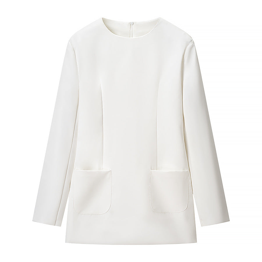 Damen Taillierter Blazer mit Korsagen‑Optik und Peplum‑Silhouette Echo Archiv