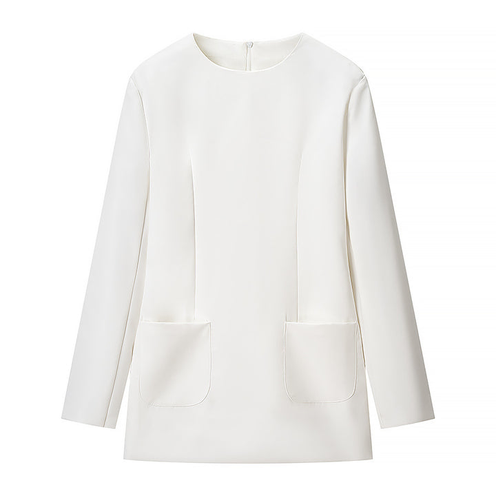 Damen Taillierter Blazer mit Korsagen‑Optik und Peplum‑Silhouette Echo Archiv