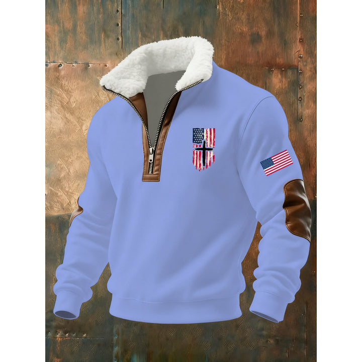 Herren Klassischer Kapuzenpullover mit Fleece-Detail Echoarchiv