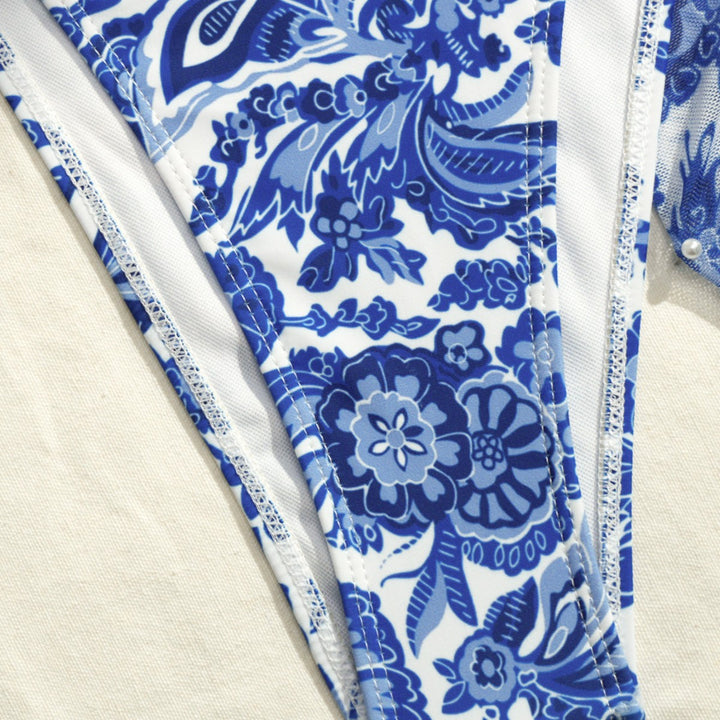 Damen Triangel-Bikini mit floralem Design Echo Archiv