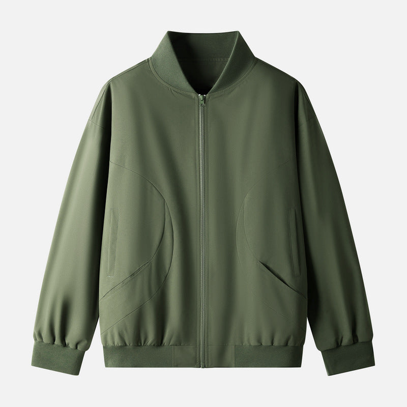 Herren Sportliche Übergangsjacke mit hochschließendem Kragen und Taschen Echo Archiv