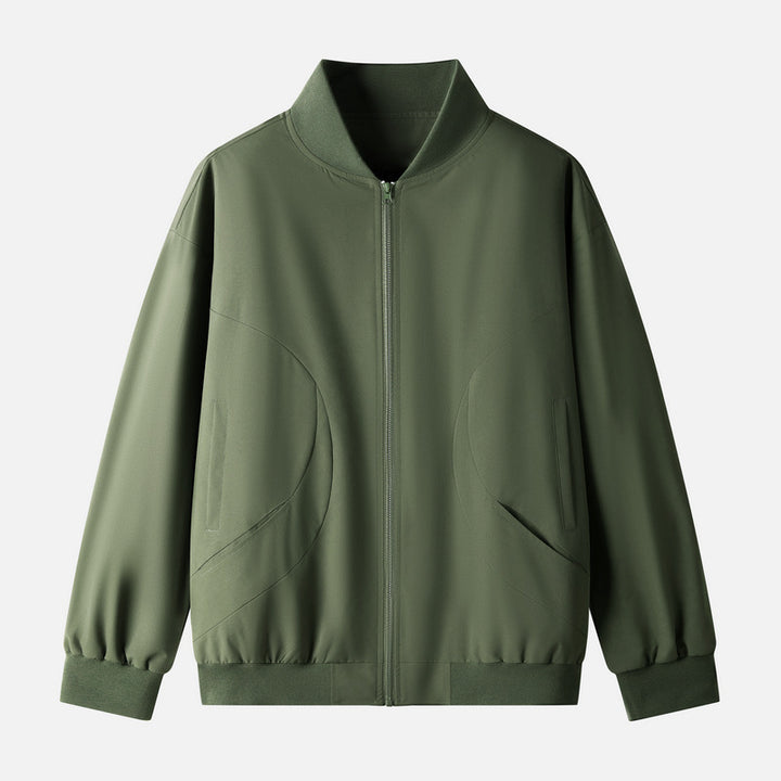 Herren Sportliche Übergangsjacke mit hochschließendem Kragen und Taschen Echo Archiv
