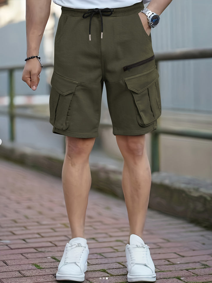 Herren Cargo-Shorts mit multifunktionalen Taschen und elastischem Bund Echoarchiv