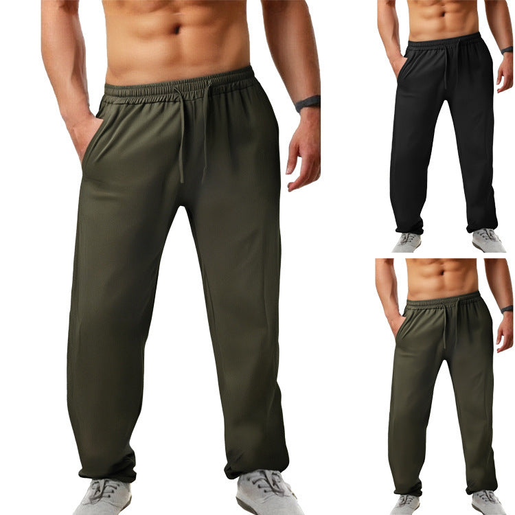 Herren Sportliche Freizeit-Hosen mit elastischem Bund und Seitentaschen Echoarchiv