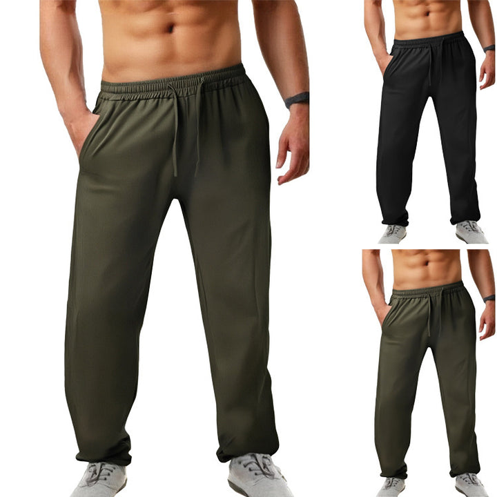 Herren Sportliche Freizeit-Hosen mit elastischem Bund und Seitentaschen Echoarchiv