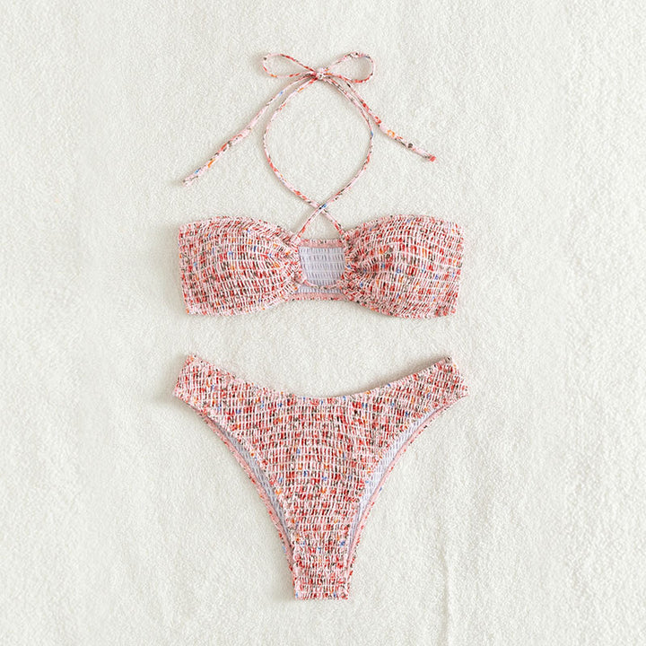 Damen Bandeau-Bikini mit edlen Rüschendetails Echo Archiv