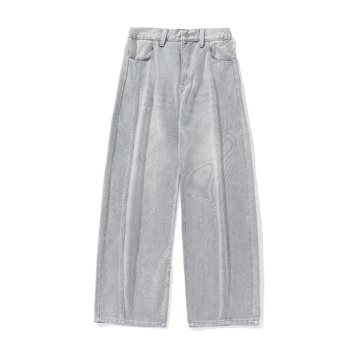 Damen Palazzo-Jeans mit hoher Taille, markanter Mittelnaht und weitem Bein Echo Archiv