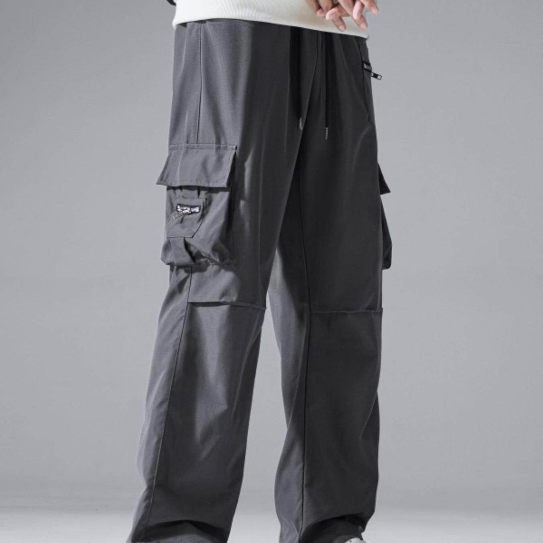 Herren Cargo-Jogginghose mit Multifachtaschen und Kordelzugbund Echo Archiv