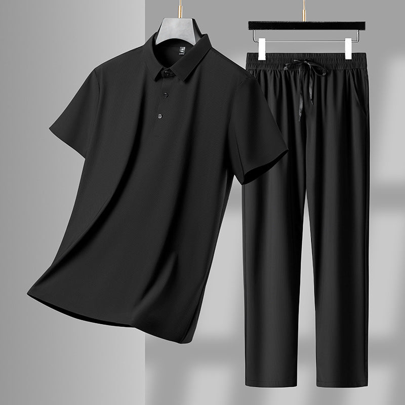 Herren Poloshirt und Sporthose Set Echoarchiv
