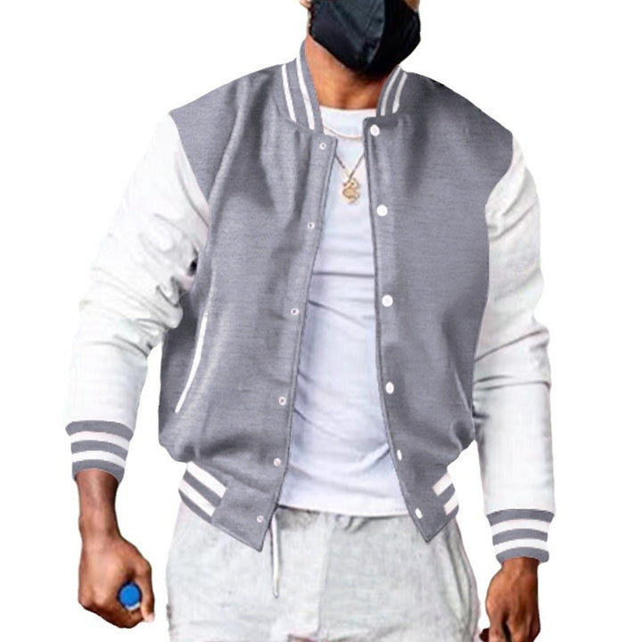 Herren Varsity-Jacke mit kontrastierenden Ärmeln Echoarchiv