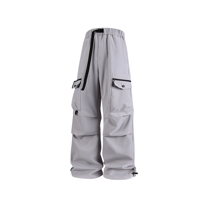 Herren Weite Utility-Cargohose mit Multifachtaschen, verstellbarem Saum und integriertem Gurt Echo Archiv