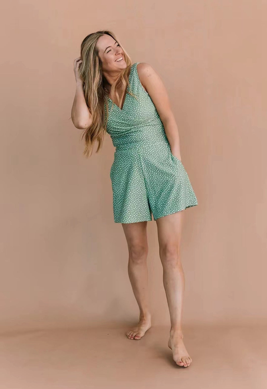 Damen Freizeit Overall mit floralem Design Echo Archiv