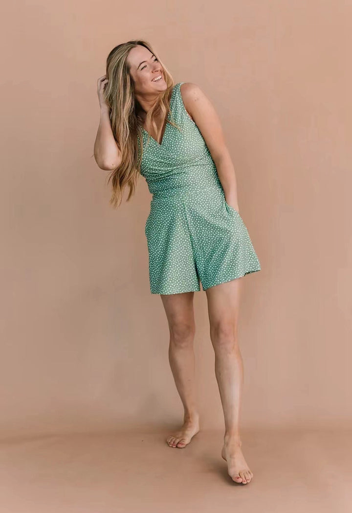 Damen Freizeit Overall mit floralem Design Echo Archiv