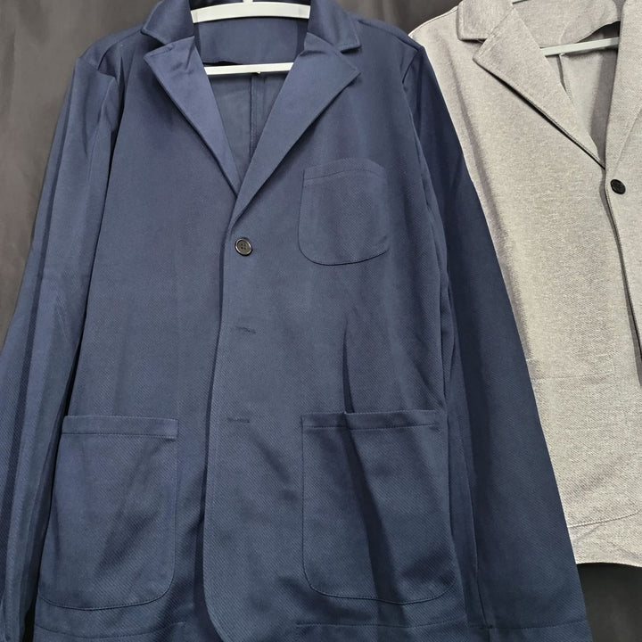 Herren Strickblazer mit modernem Schnitt und praktischen Taschen Echoarchiv