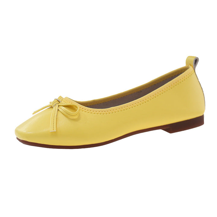 Damen Bequeme Ballerinas mit zartem Schleifen-Detail Echoarchiv