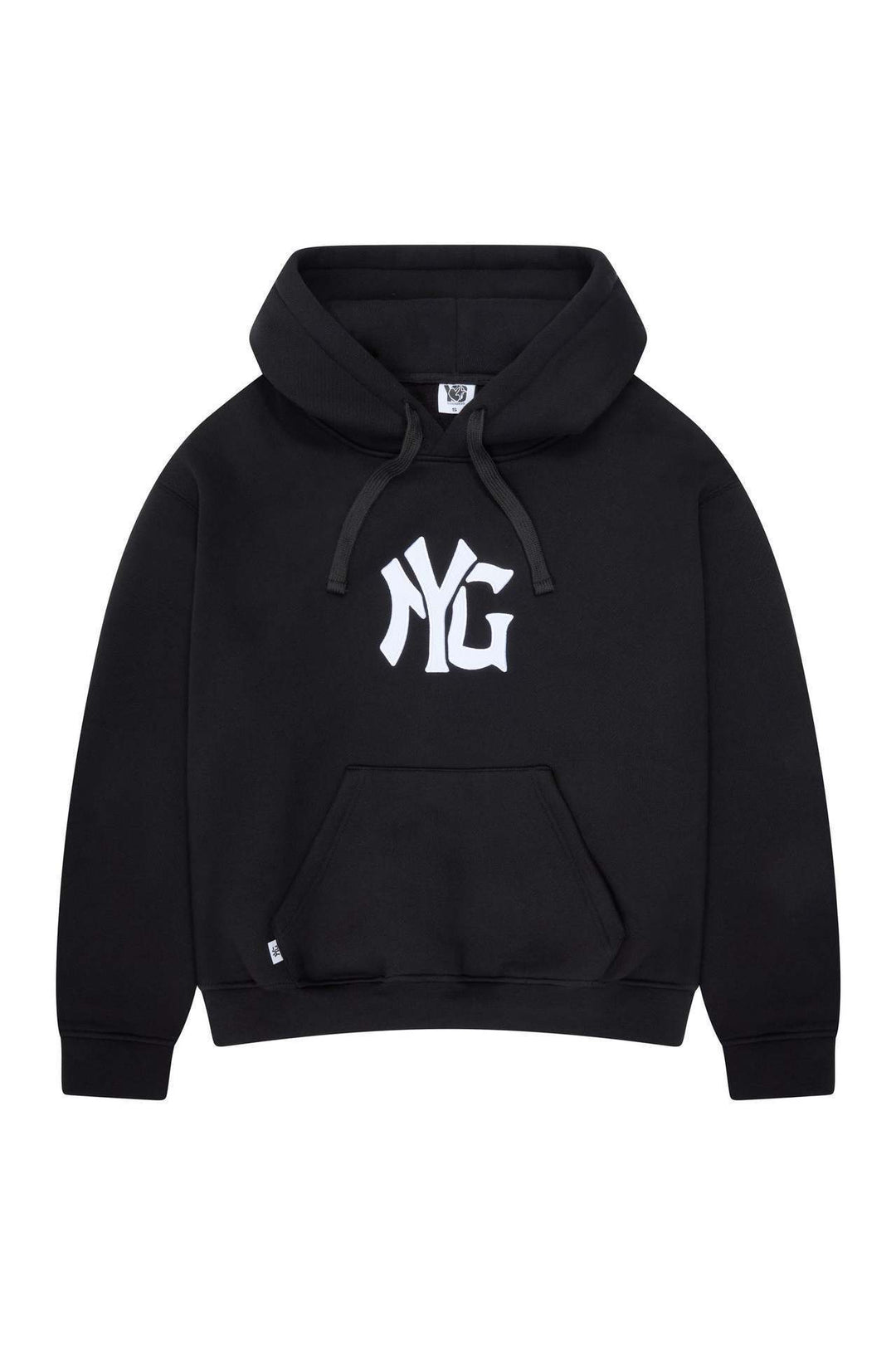 Unisex nan weit geschnittene Kapuzen-Sweatjacke mit beidseitig öffnendem Reißverschluss und Logo-Applikation Echo Archiv