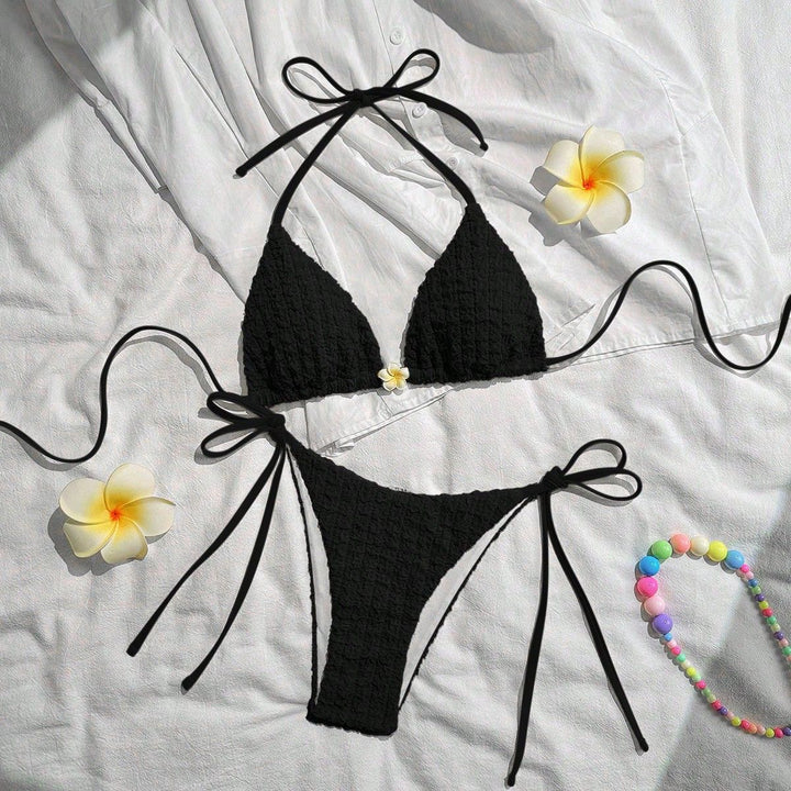 Damen raffinierter Triangel-Bikini Echo Archiv
