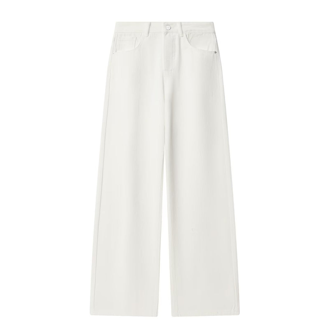 Damen weite Hochbundhose aus nachhaltigem Material mit eleganter Textur Echo Archiv