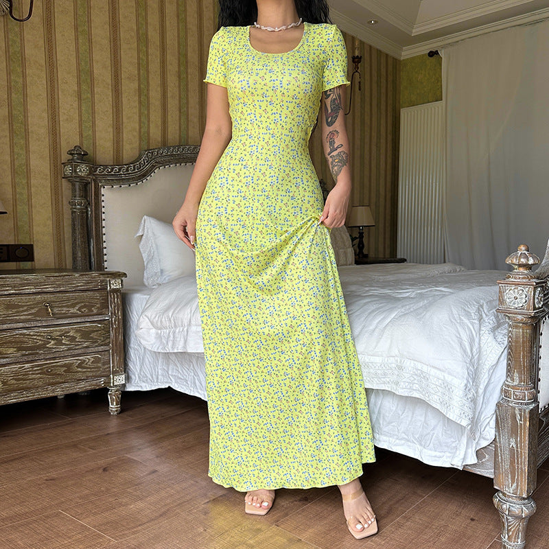 Damen Maxikleid mit floralem Muster Echo Archiv