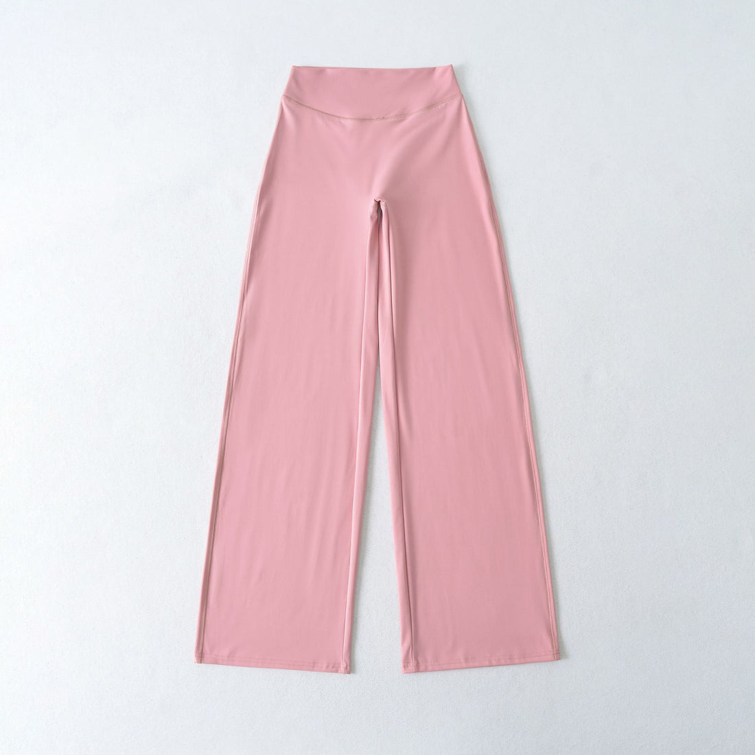 Damen Weite High Waist Loungehose aus Stretchjersey mit fließendem Schlag Echoarchiv