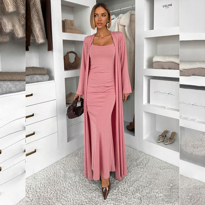 Damen Langes Maxikleid mit umschmeichelndem Schnitt Echo Archiv