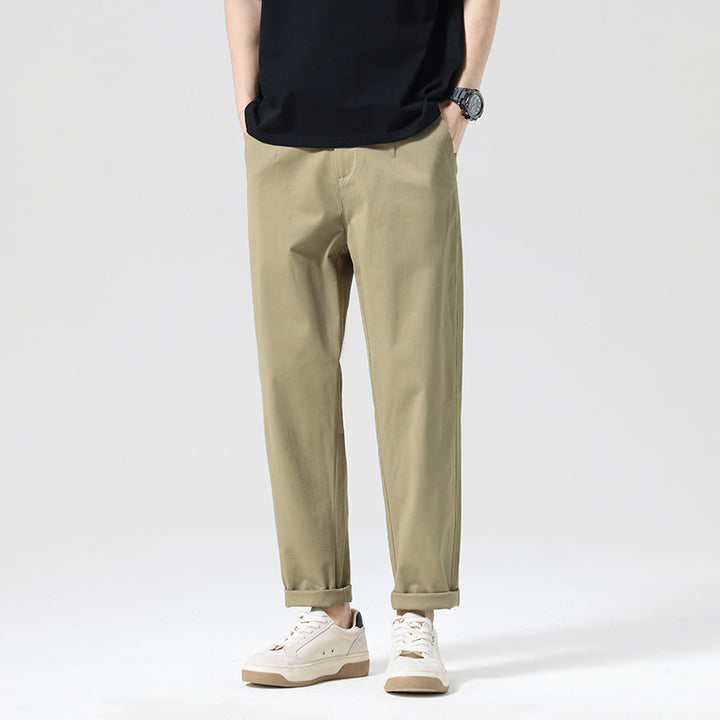 Herren Moderne Relaxed‑Fit Freizeit‑Chino mit leichtem Stretch und umgeschlagenem Saum Echo Archiv