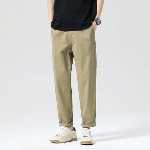 Herren Moderne Relaxed‑Fit Freizeit‑Chino mit leichtem Stretch und umgeschlagenem Saum Echo Archiv