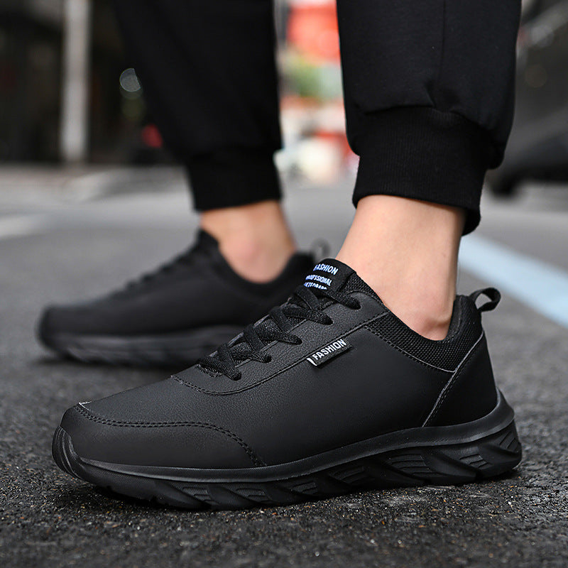 Herren nan schlanker City-Sneaker mit wasserabweisender Kunstlederoberfläche, stoßabsorbierender EVA-Zwischensohle und gepolstertem Fersenkragen Echo Archiv
