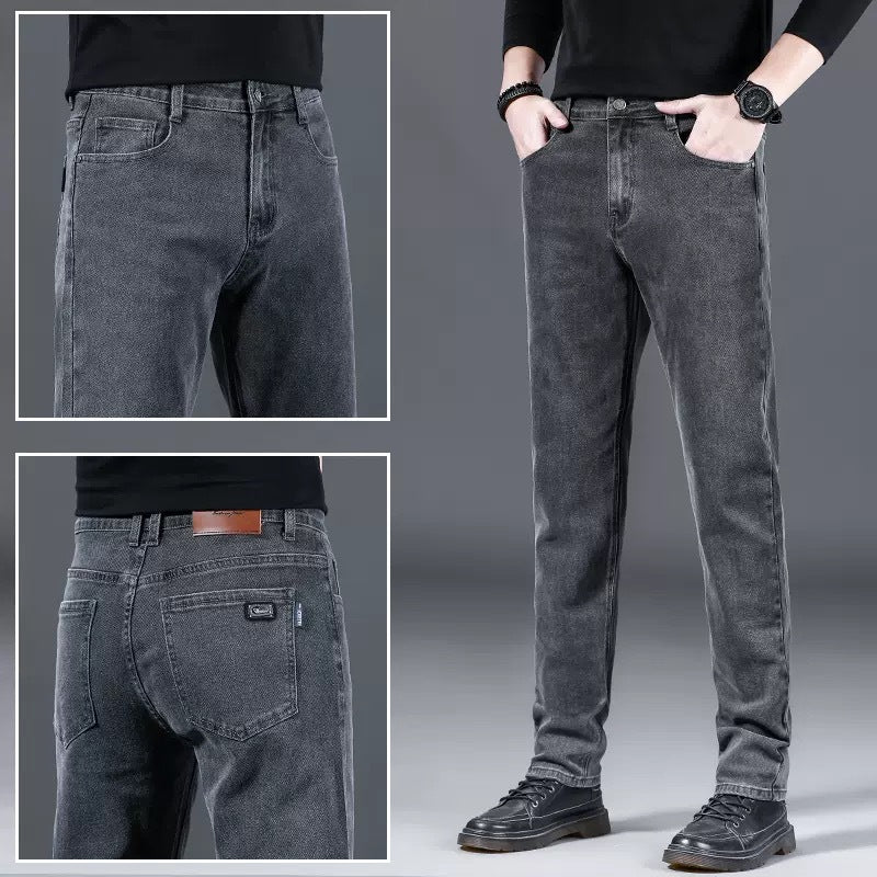 Herren modische Slim-Fit Jeans aus weichem Denim Echoarchiv
