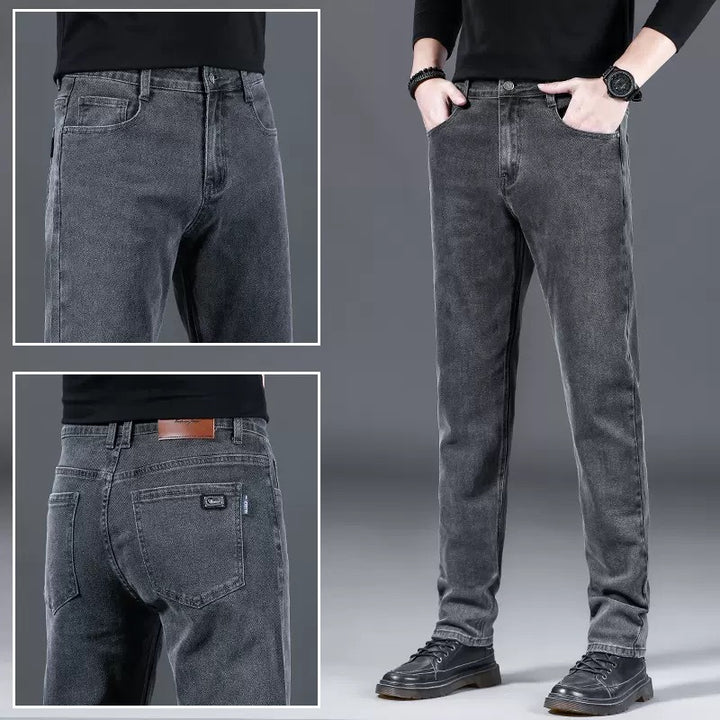Herren modische Slim-Fit Jeans aus weichem Denim Echoarchiv