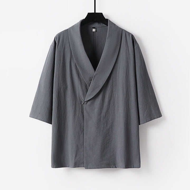 Damen Oversize Kimono-Blazer mit Schalkragen Echoarchiv
