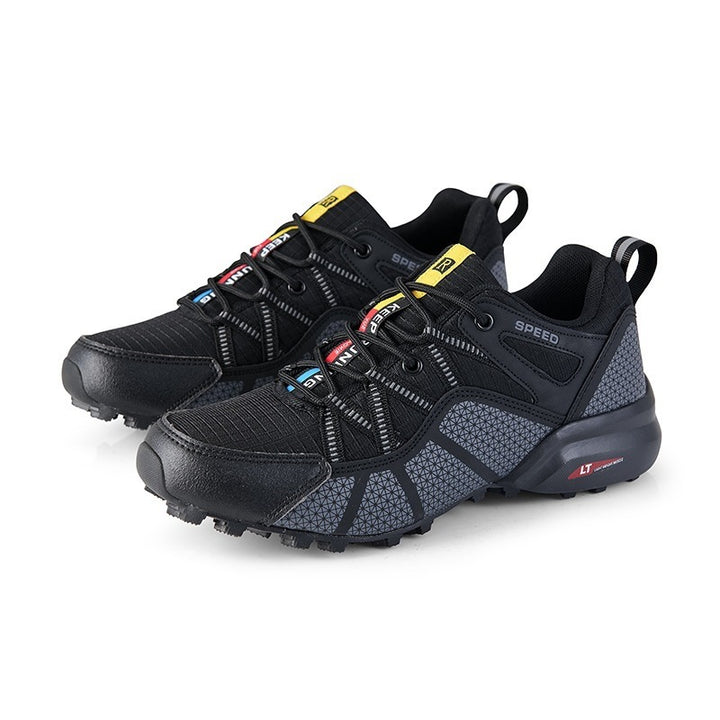 Herren nan robuster Trailrunning- und Outdoor-Sneaker mit griffiger Multiterrain-Profilsohle, verstärkter Zehenkappe und Bungee-Schnürung Echo Archiv