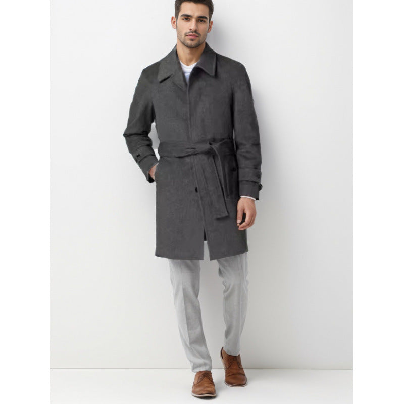 Herren zeitloser und eleganter Trenchcoat Echoarchiv