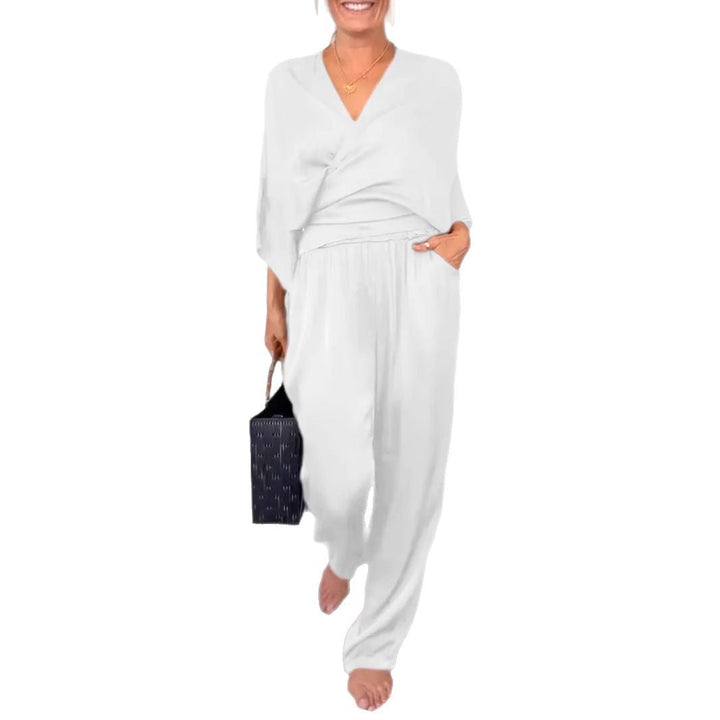 Damen elegantes und bequemes Jumpsuit Set Echoarchiv