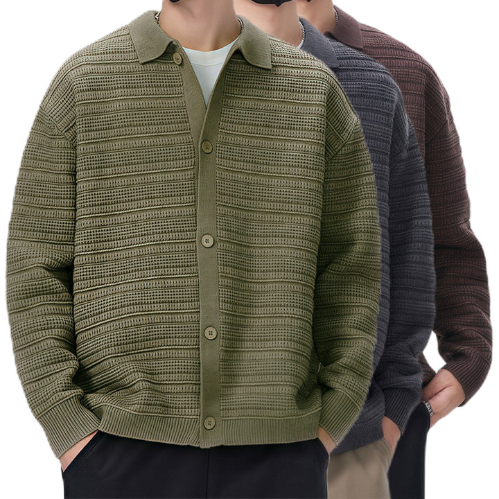 Herren Modische Strickjacke Echo Archiv