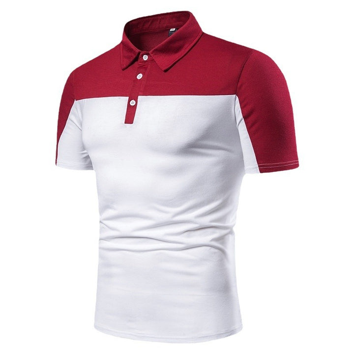 Herren Sportliches Poloshirt mit kreativem Grafikdesign und markantem Schnitt Echoarchiv